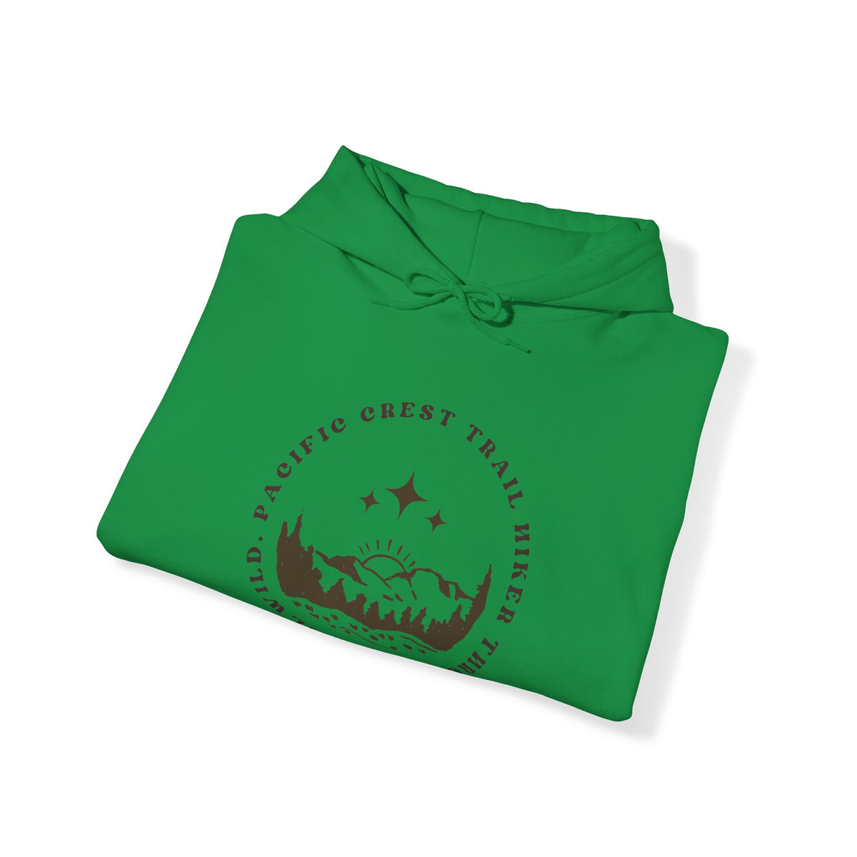 Pacific Trail Hiker through Idyllwild BrownText Hoodie
