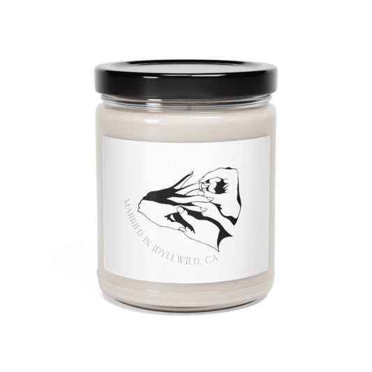 Scented Soy Candle, 9oz Married in Idyllwild Hands