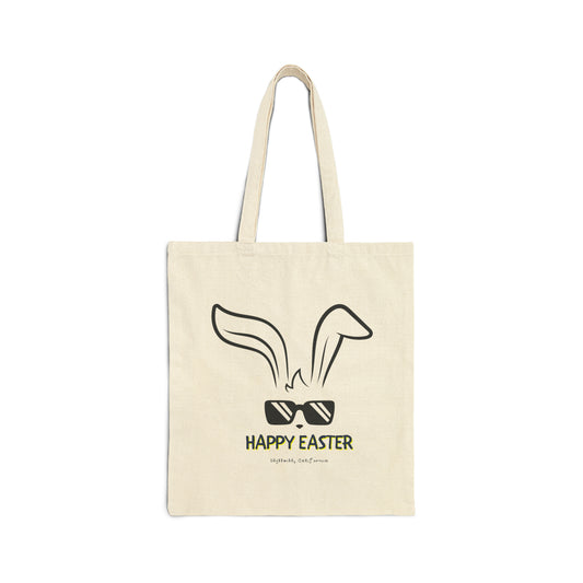 Cotton Canvas Tote Bag Idyllwild Bunny Shades