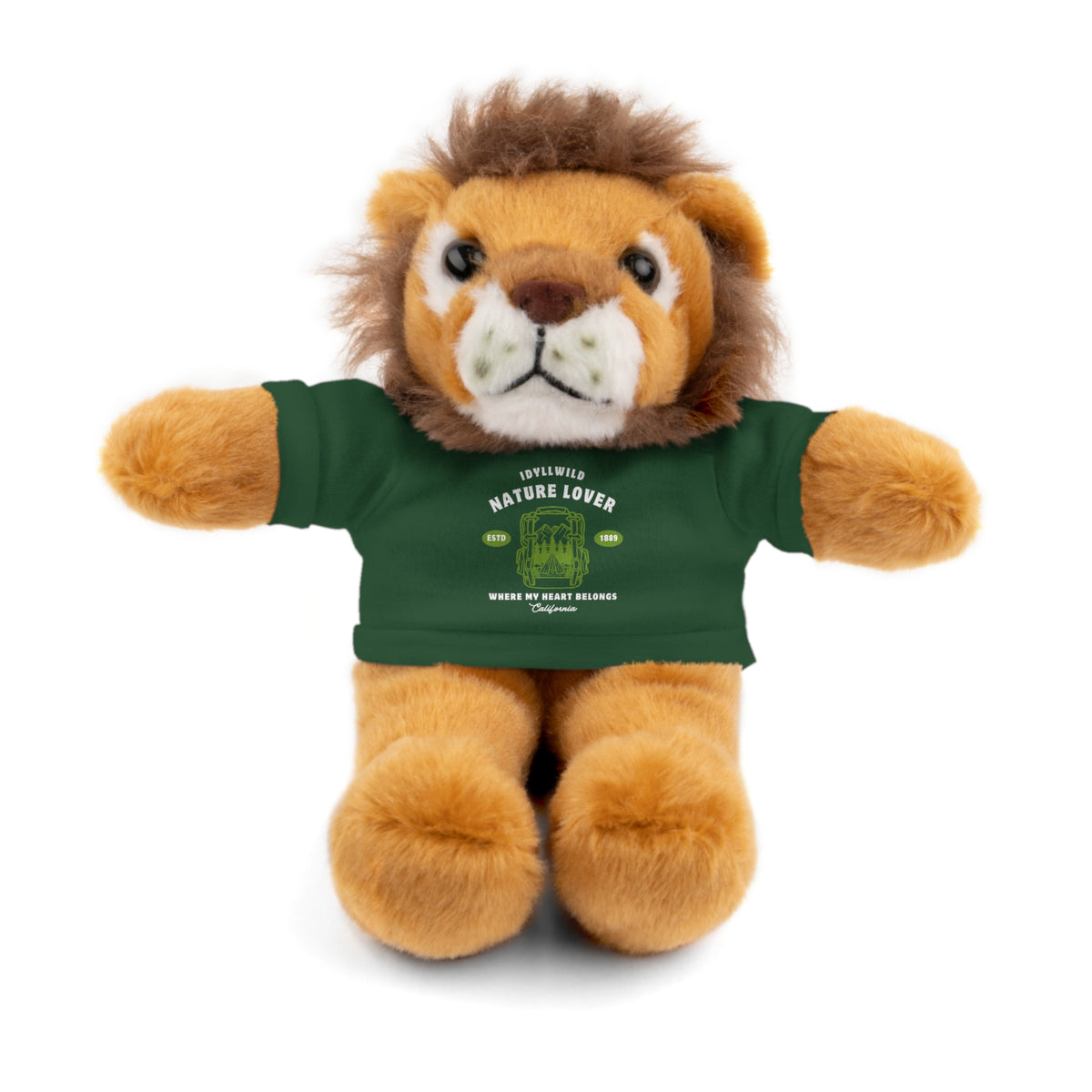 Stuffed Animals with Tee Idyllwild Nature Lover