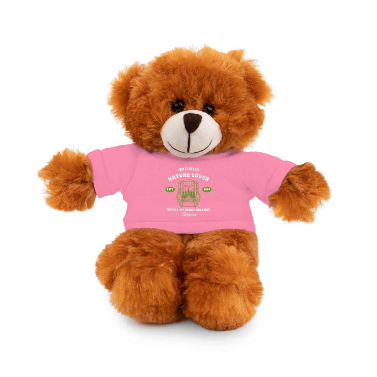 Stuffed Animals with Tee Idyllwild Nature Lover