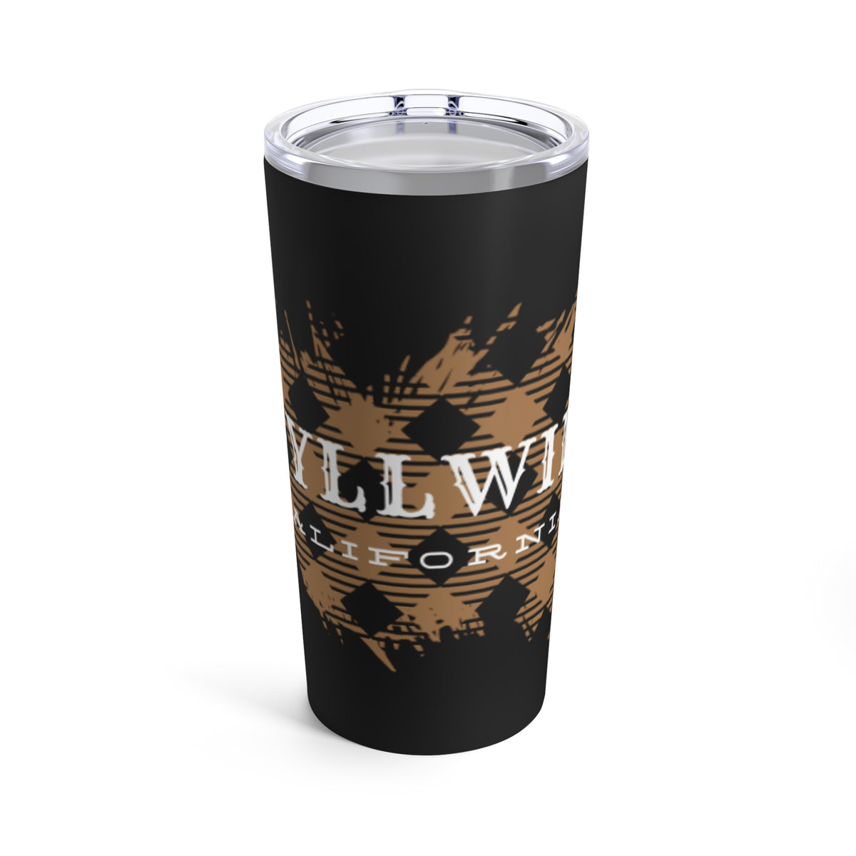 Tumbler 20oz Idyllwild Tan Plaid