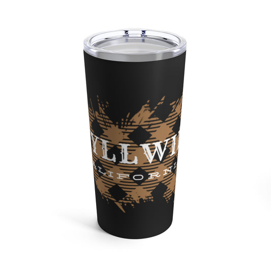 Tumbler 20oz Idyllwild Tan Plaid
