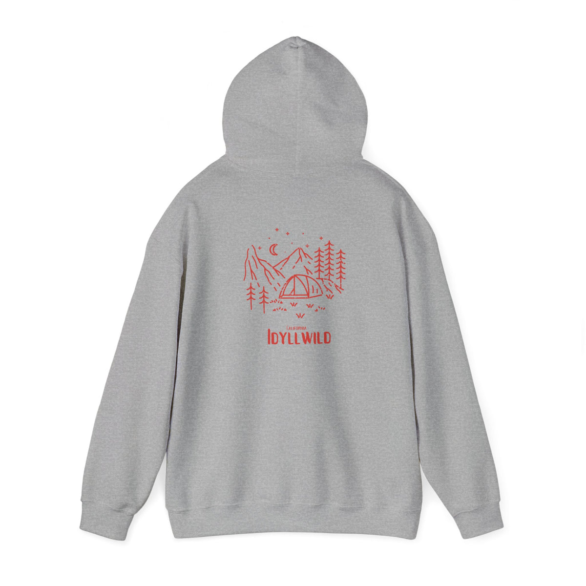 Unisex Heavy Blend™ Hooded Sweatshirt Camping RED