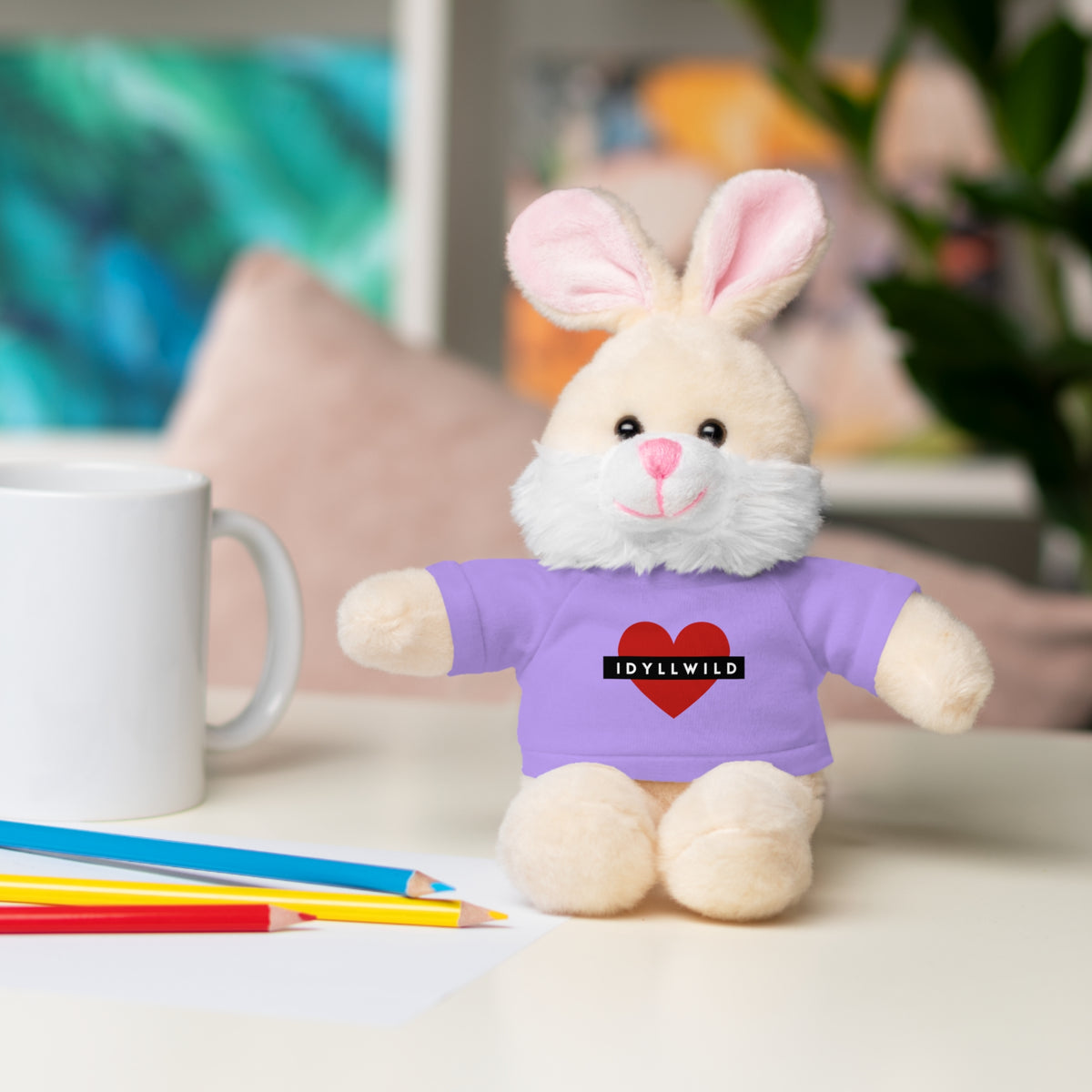 Stuffed Animals with Tee Idyllwild Heart
