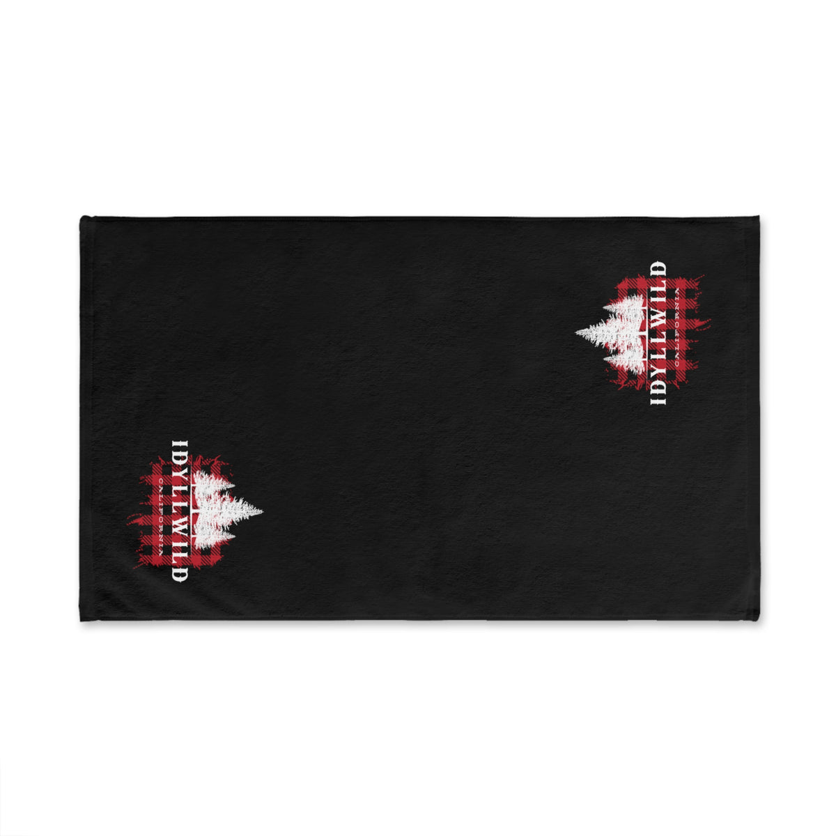 Idyllwild Red Buffalo Plaid White Pine Hand Towel